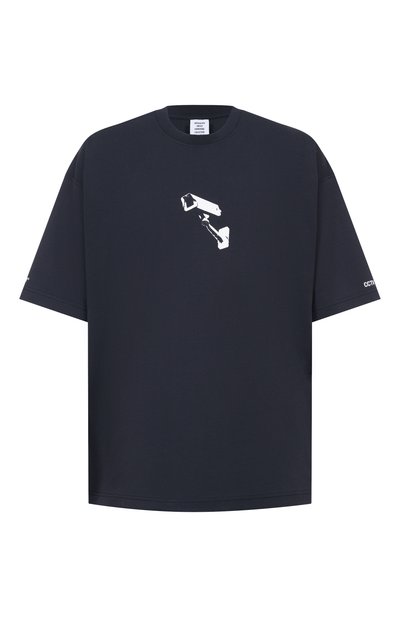 Мужская хлопковая футболка VETEMENTS, арт. UH76TR440B