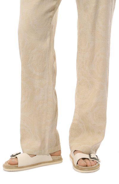 Кожаные шлепанцы BRUNELLO CUCINELLI, арт. MPUALCY235, фото 3