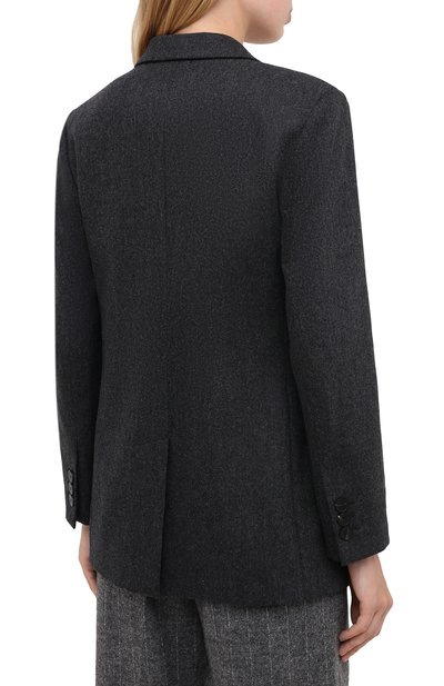 Шерстяной жакет EMPORIO ARMANI темно-серого цвета по цене 104500 руб., арт. 9NG30T/92109, фото 4 Шерстяной жакет EMPORIO ARMANI, арт. 9NG30T/92109, фото 4