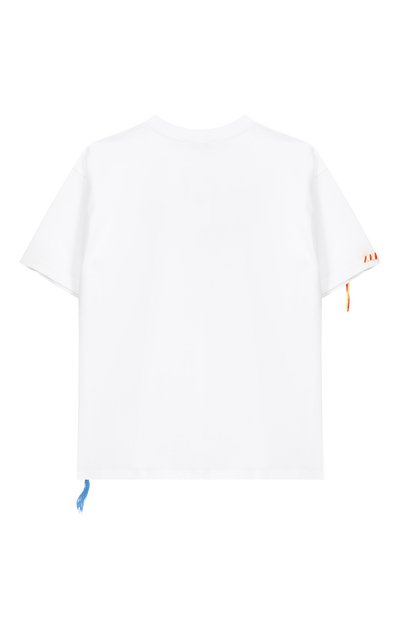 Хлопковая футболка MSGM KIDS, арт. S6MSJUTH136, фото 2