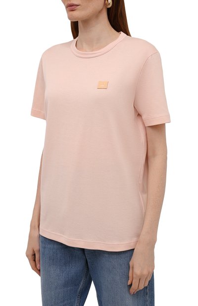 Хлопковая футболка ACNE STUDIOS, арт. CL0111/W, фото 3