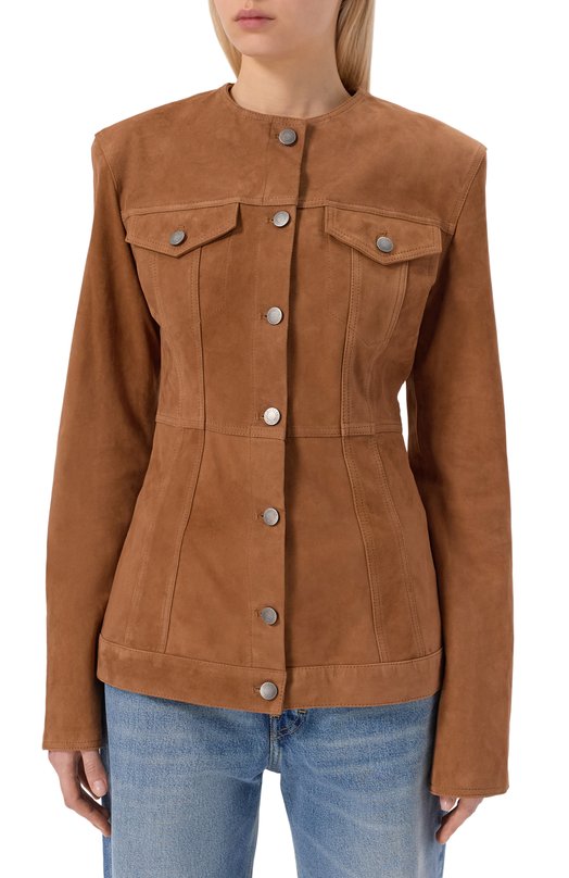 Замшевая куртка Haikure HEW09117PL005TP/TEMPLE SUEDE Коричневый  HEW09117PL005TP/TEMPLE SUEDE Фото 3