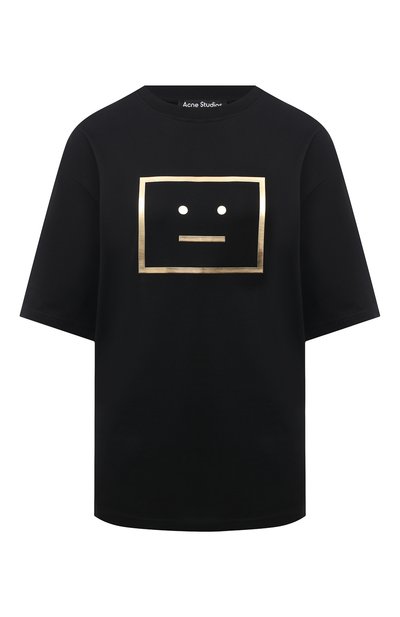 Женская хлопковая футболка ACNE STUDIOS, арт. CL0092/W