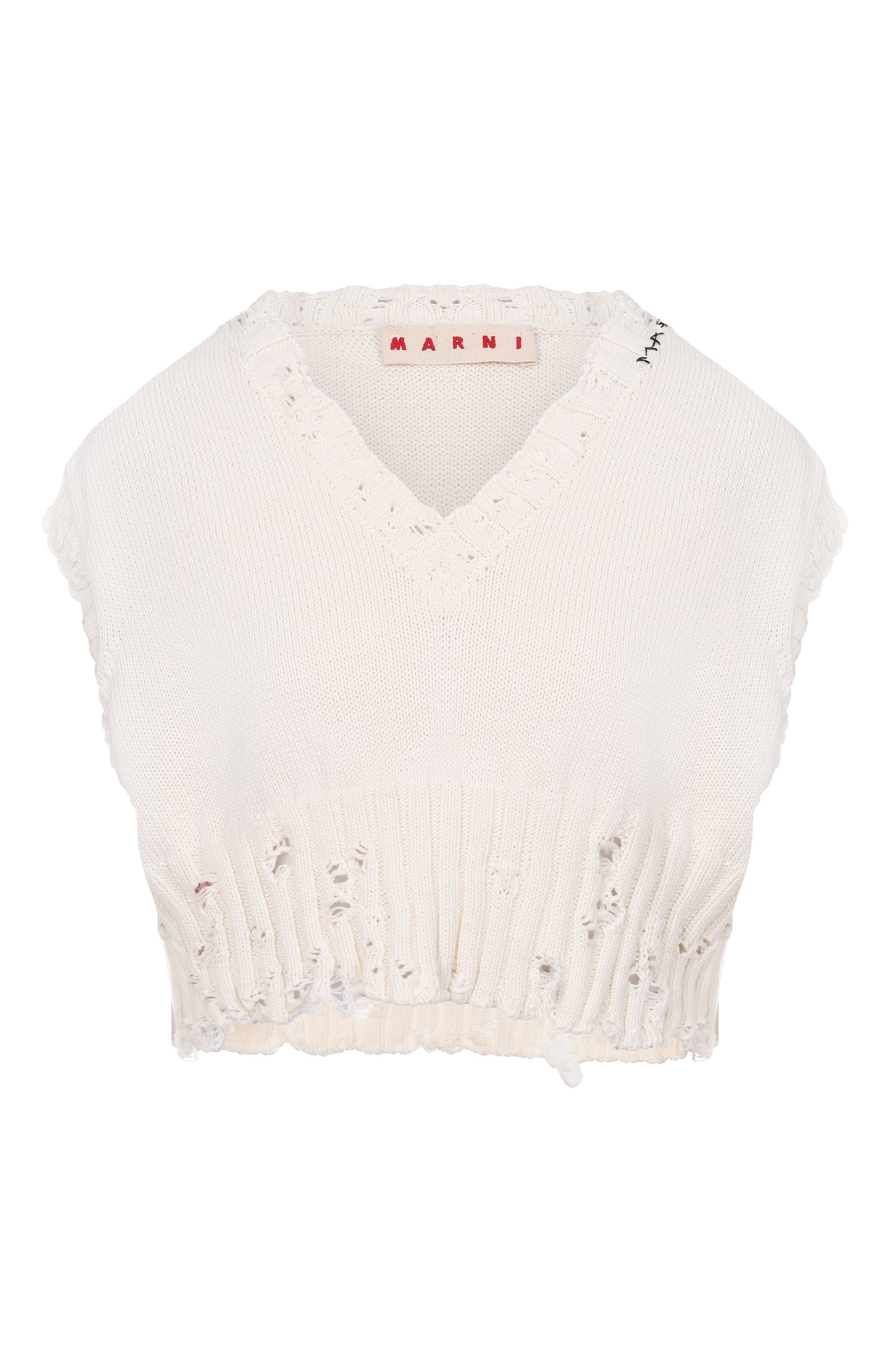 Хлопковый жилет MARNI, арт. CVMD0088A0/UFC652, фото 1