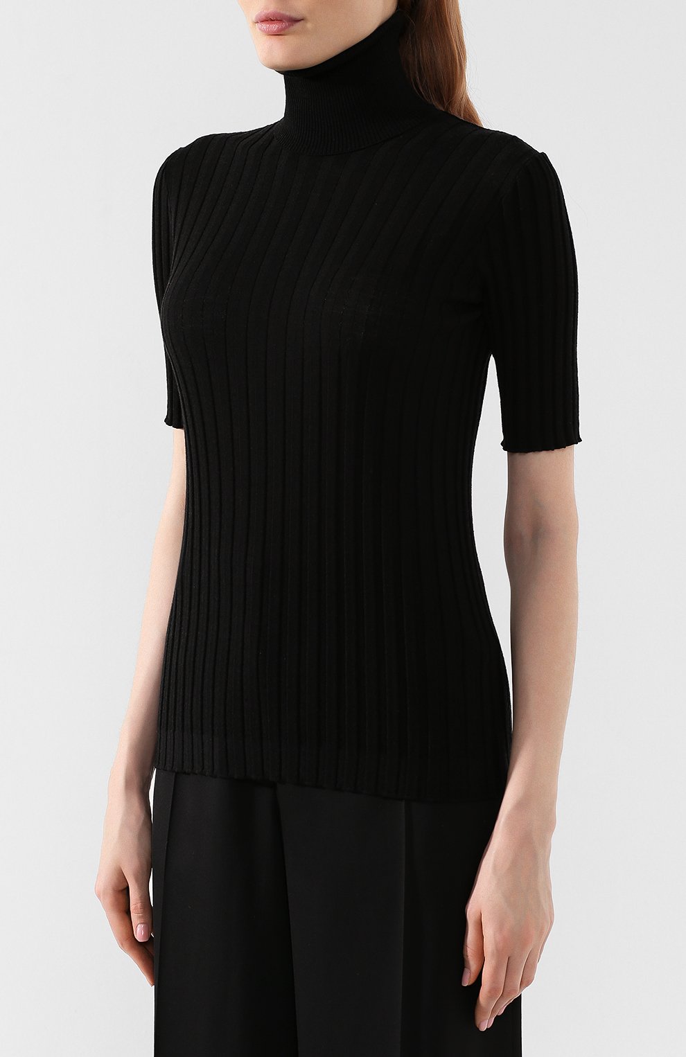 Шерстяная водолазка BOTTEGA VENETA черного цвета по цене 106000 руб., арт. 575262/VA730, фото 3 Шерстяная водолазка BOTTEGA VENETA, арт. 575262/VA730, фото 3