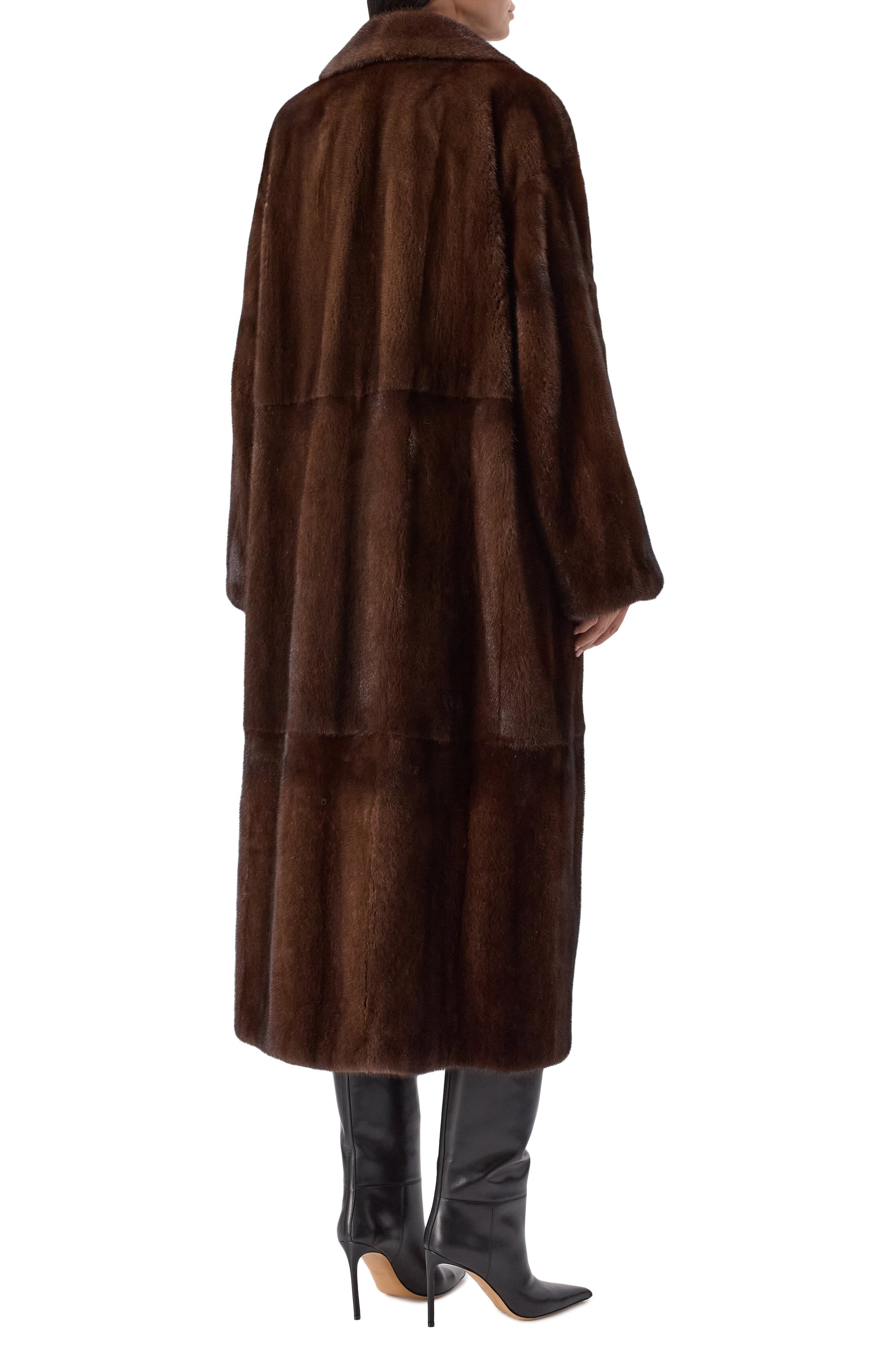 Шуба из норки РУССКИЙ МЕХ, арт. 71 РМ, фото 4