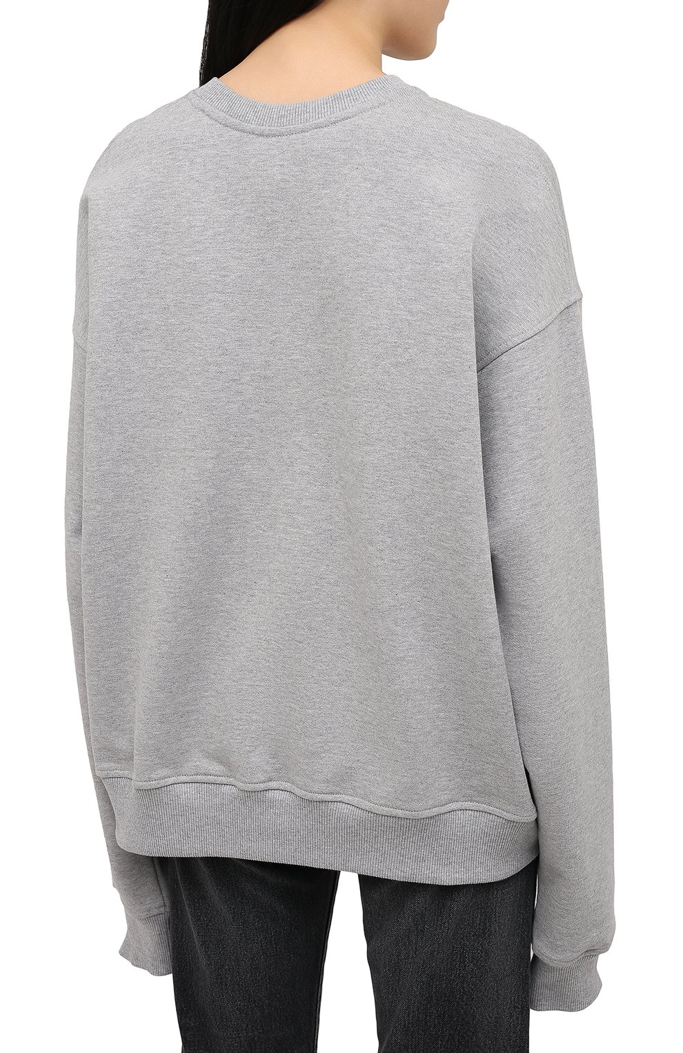 Хлопковый свитшот 404 NOT FOUND | серого цвета по цене 17700 руб., арт. 700404, фото 4 Хлопковый свитшот 404 NOT FOUND |, арт. 700404, фото 4