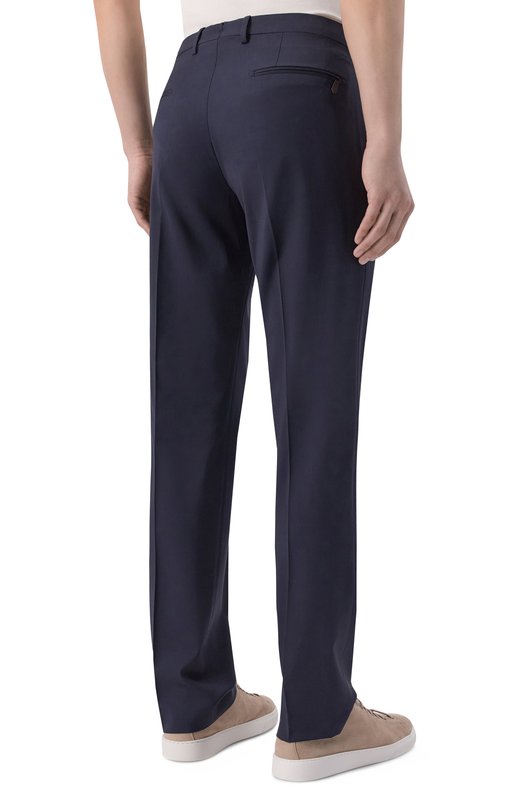 Шерстяные брюки Berwich ZIP/1/ZG1456X Синий  ZIP/1/ZG1456X Фото 4