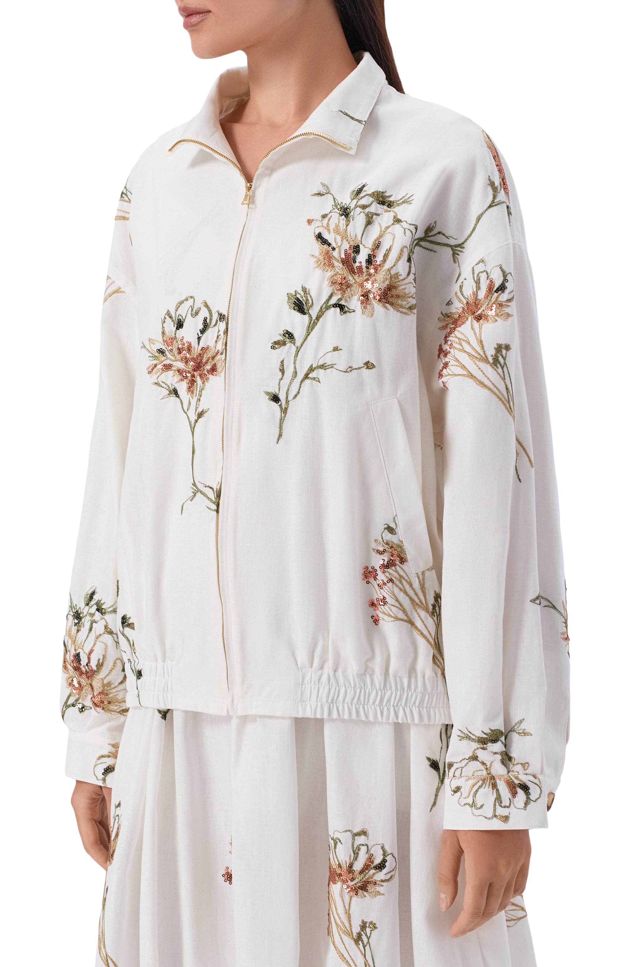 Бомбер из хлопка и льна OLOLOL, арт. OLC028/3406.BQ102, фото 3