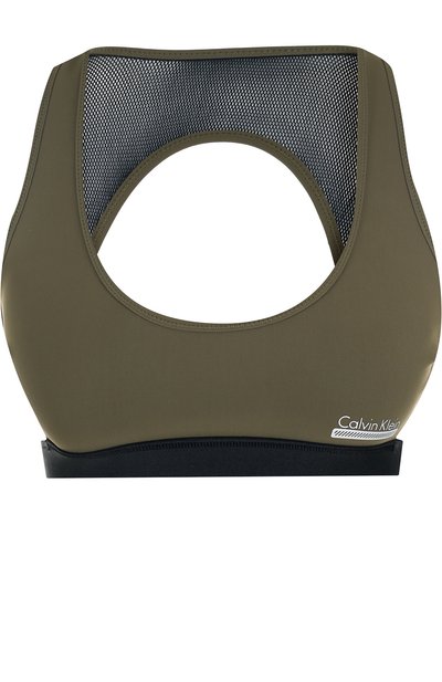 Женский однотонный бра с круглым вырезом CALVIN KLEIN, арт. KW0KW00440