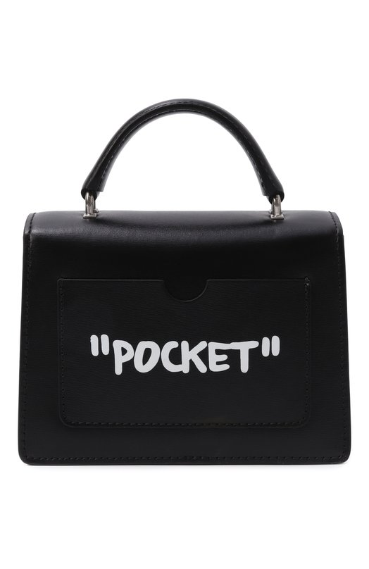 Сумка Jitney Baby Quote Off-White 0WNP063C99LEA0021001 Чёрный  0WNP063C99LEA0021001 Фото 6