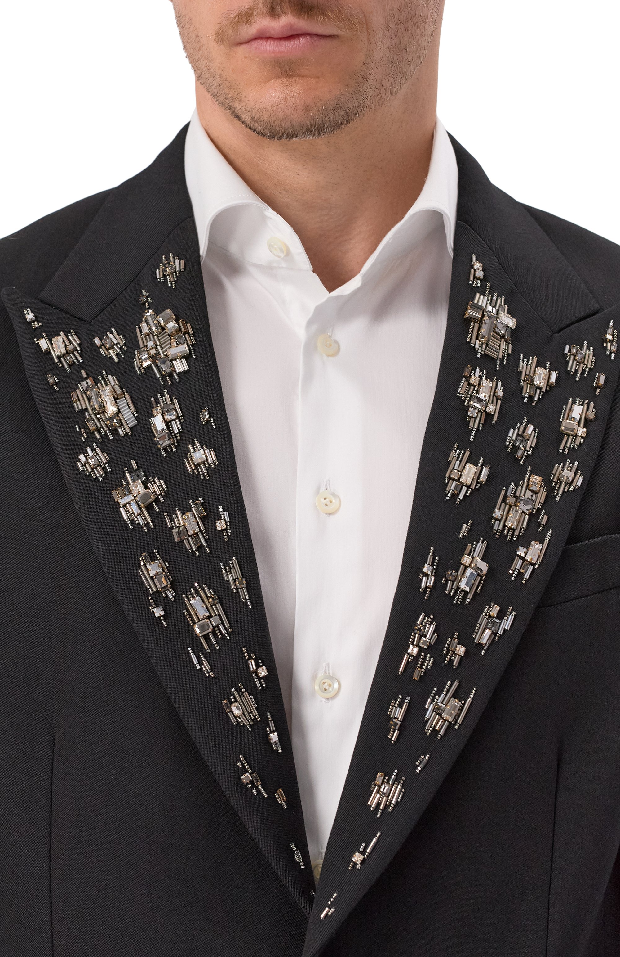 Шерстяной пиджак VERSACE, арт. 1017383/1A12339, фото 5