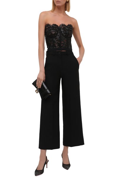 Текстильные туфли follies strass sling 70 CHRISTIAN LOUBOUTIN, арт. 3211178/F0LLIES STRASS SLING 70, фото 2