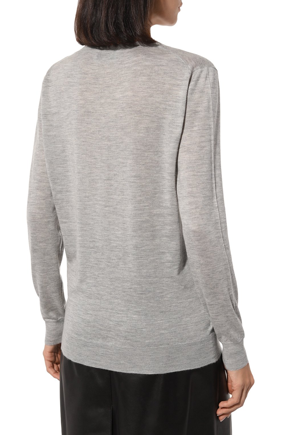 Кашемировый пуловер PRADA, арт. P24I1I-1N2W-F0031-212, фото 4