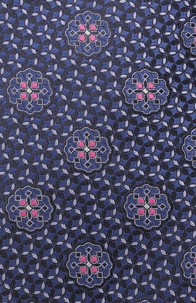 Шелковый галстук CANALI синего цвета по цене 14650 руб., арт. 18/HJ03405, фото 4 Шелковый галстук CANALI, арт. 18/HJ03405, фото 4