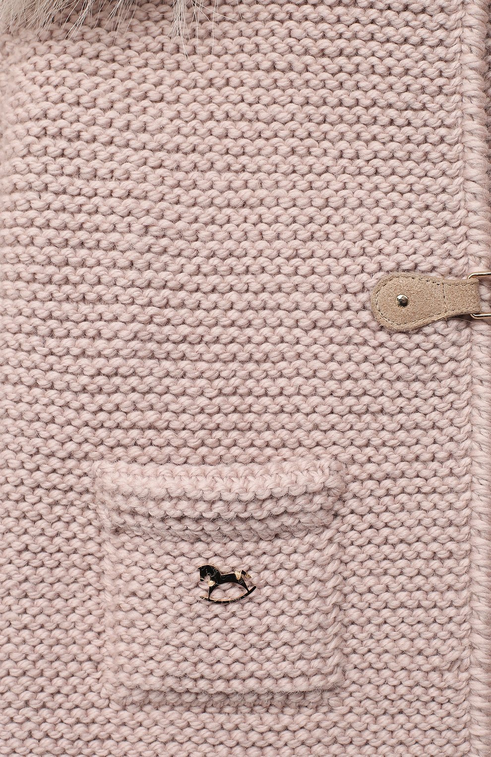 Шерстяной кардиган CASILDA Y JIMENA розового цвета по цене 31050 руб., арт. 774216028/5-6A, фото 3 Шерстяной кардиган CASILDA Y JIMENA, арт. 774216028/5-6A, фото 3