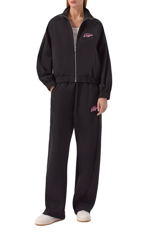 Хлопковая толстовка MSGM 4041MDM115/267126 Чёрный  4041MDM115/267126 Фото 2