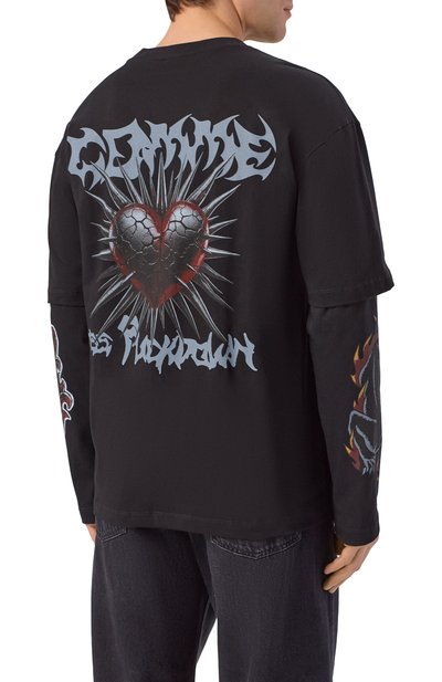 Хлопковый лонгслив COMME DES FUCKDOWN, арт. CFABM01951, фото 4