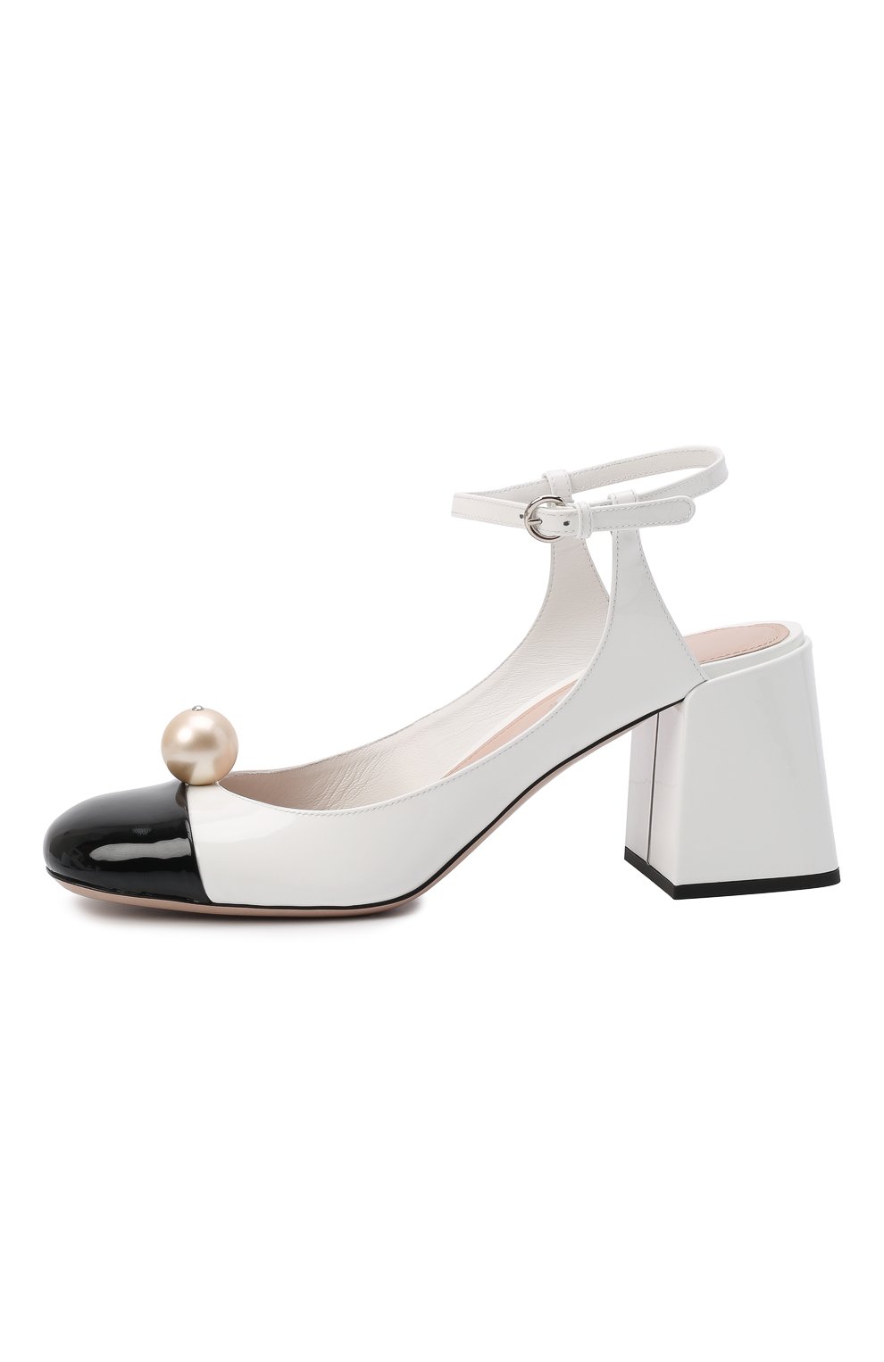 Кожаные туфли MIU MIU, арт. 5I659D-ZHV-F0964-065, фото 4