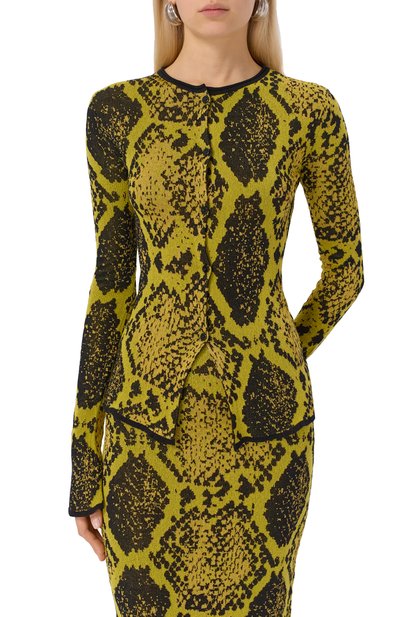 Кардиган из вискозы и хлопка THE ATTICO, арт. 251WCD00005/KCC004AA, фото 3