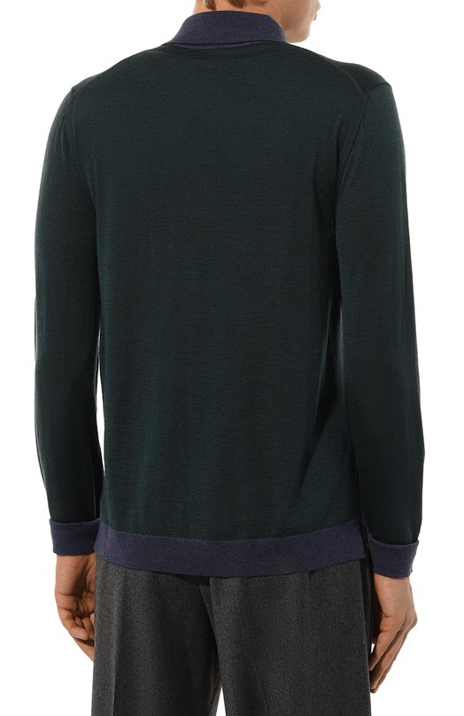 

Рубашка из шелка и кашемира malo, Зелёный