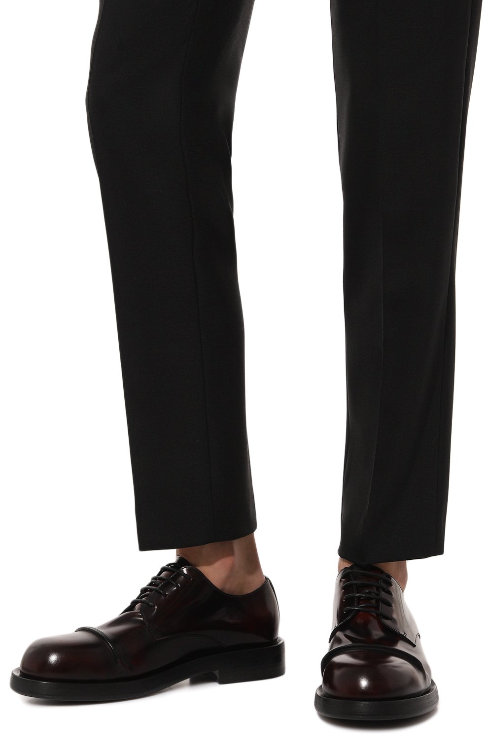 Кожаные дерби dex pintuck ANN DEMEULEMEESTER, арт. 2402-W-F30-LT139-036, фото 3