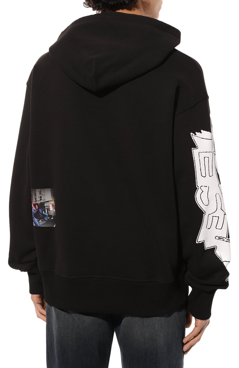 Хлопковое худи DIESEL, арт. A03592/0IEAX, фото 4