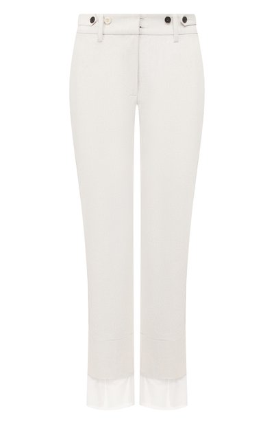 Женские брюки из смеси хлопка и льна ANN DEMEULEMEESTER, арт. 2001-1400-P-205-020