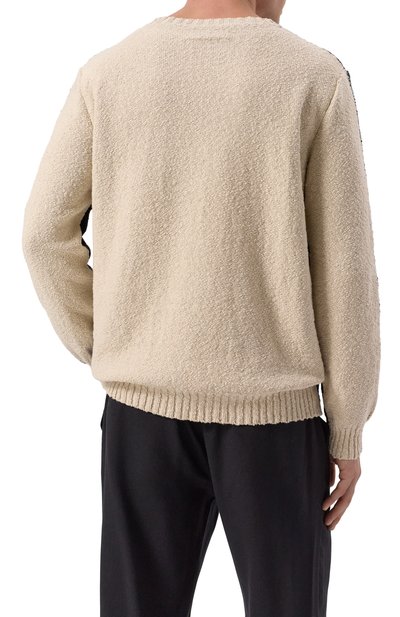 Свитер из хлопка и льна MM6, арт. SH0HL0025/M13084, фото 4