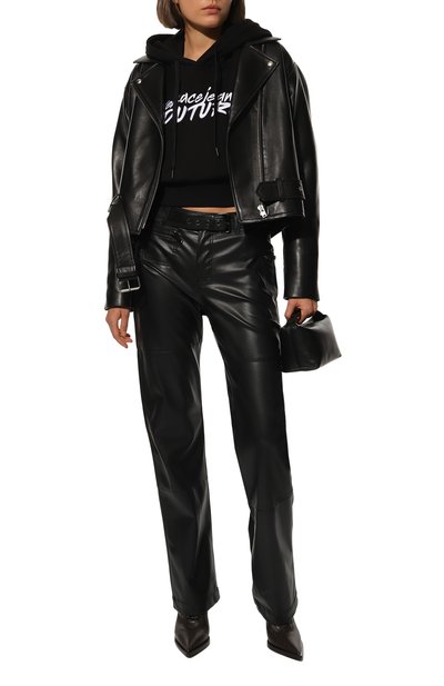 Хлопковое худи VERSACE JEANS COUTURE, арт. 73HAIT16-73DP314 0 L0G0 BRUSH EMBR0/CF01T, фото 2