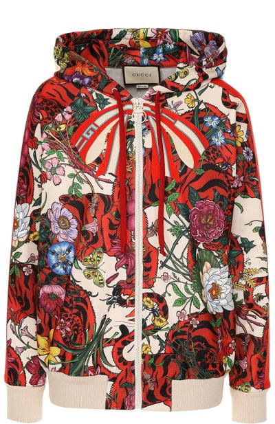 Кардиган на молнии с принтом GUCCI, арт. 502303/X9N75, фото 1