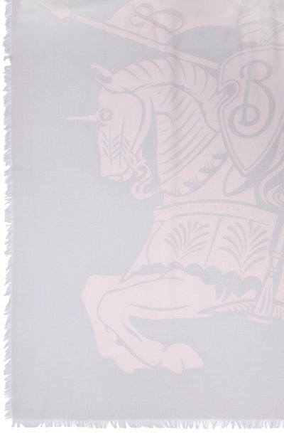 Шерстяной палантин BURBERRY серого цвета по цене 73950 руб., арт. 8113028, фото 4 Шерстяной палантин BURBERRY, арт. 8113028, фото 4