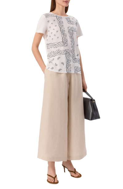 Льняные брюки WEEKEND MAX MARA, арт. WKDFELIN0, фото 2