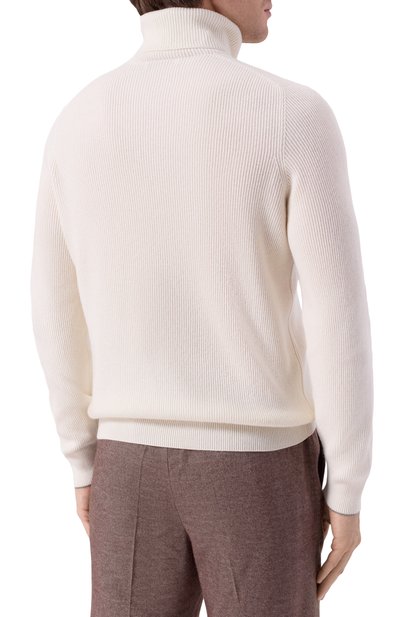Кашемировая водолазка BRUNELLO CUCINELLI кремового цвета по цене 367500 руб., арт. M2229503, фото 4 Кашемировая водолазка BRUNELLO CUCINELLI, арт. M2229503, фото 4