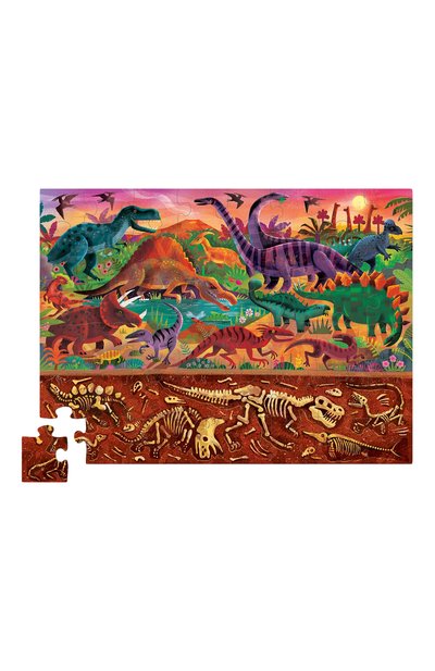 Пазл над и под динозавры 48 деталей CROCODILE CREEK, арт. 76004