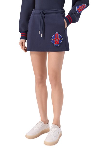 Хлопковая юбка OFF-WHITE, арт. 0WCK006S26FLE001, фото 3