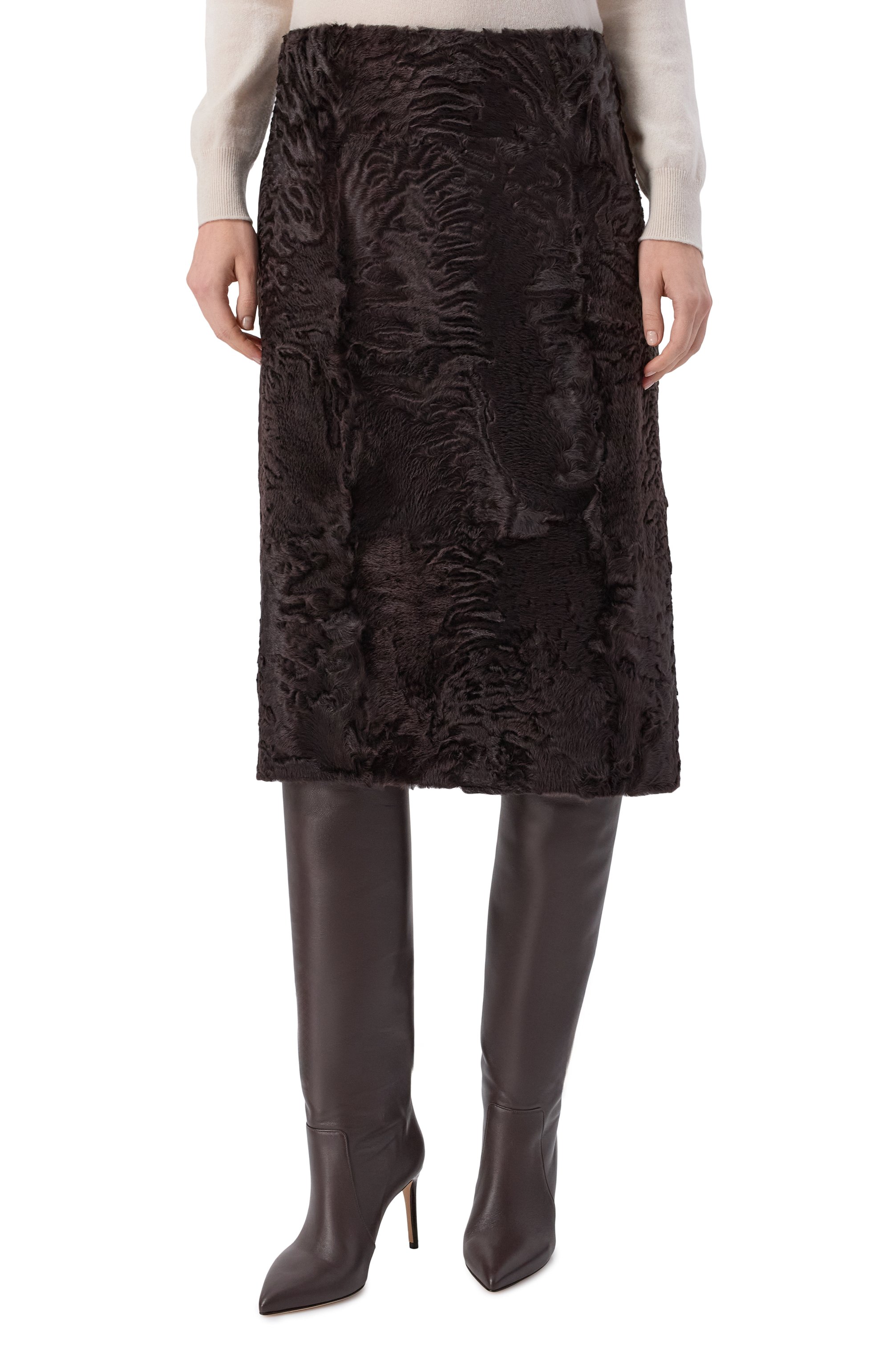 Юбка из свакары MVST, арт. M019/SWAKARA BROWN, фото 3