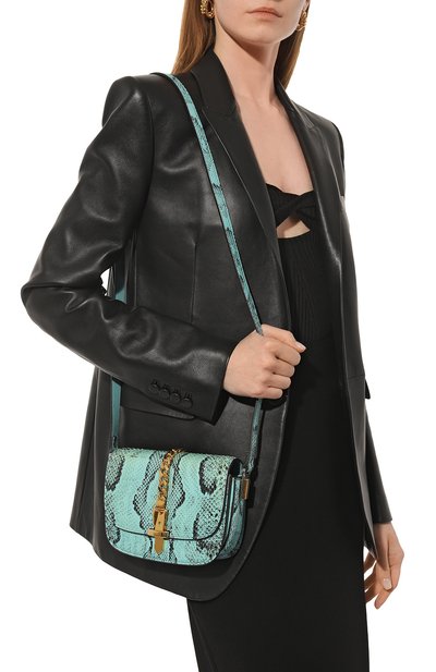 Сумка sylvie 1969 mini из кожи питона GUCCI, арт. 615965 LU30X, фото 2