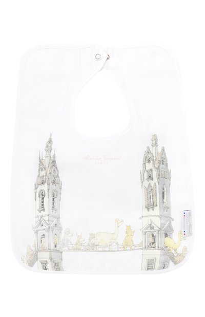 Хлопковый нагрудник ATELIER CHOUX, арт. LARGE BIB T0WER`S BRIDGE, фото 2