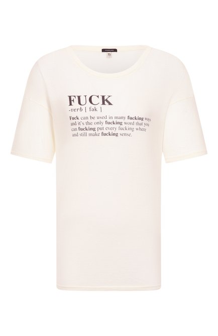 Женская футболка из хлопка и кашемира R13, арт. R13WK141-K115B