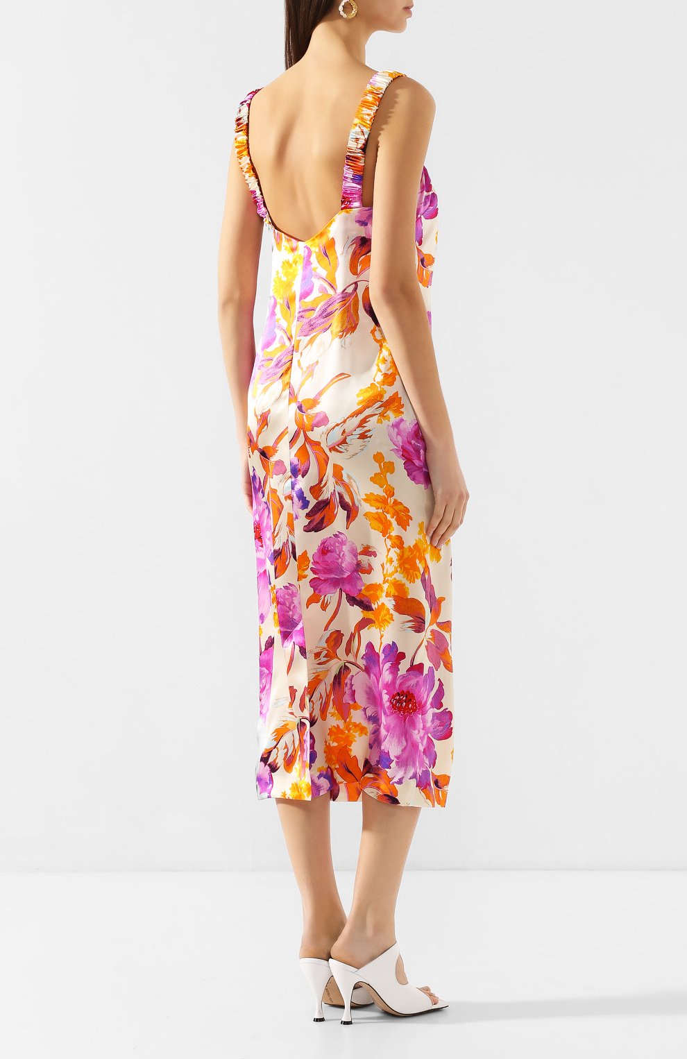 Шелковое платье DRIES VAN NOTEN, арт. 201-11061-9055, фото 4
