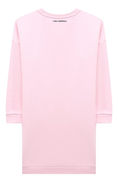 Хлопковое платье KARL LAGERFELD KIDS, арт. Z12150, фото 2