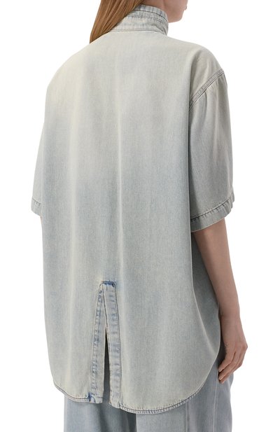 Джинсовая рубашка roberta DARKPARK, арт. WSH37 TBL01W065/R0BERTA-TENCEL DENIM C0LLAR SHIRT, фото 4