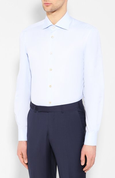 Хлопковая сорочка KITON, арт. UCIH0660502, фото 3