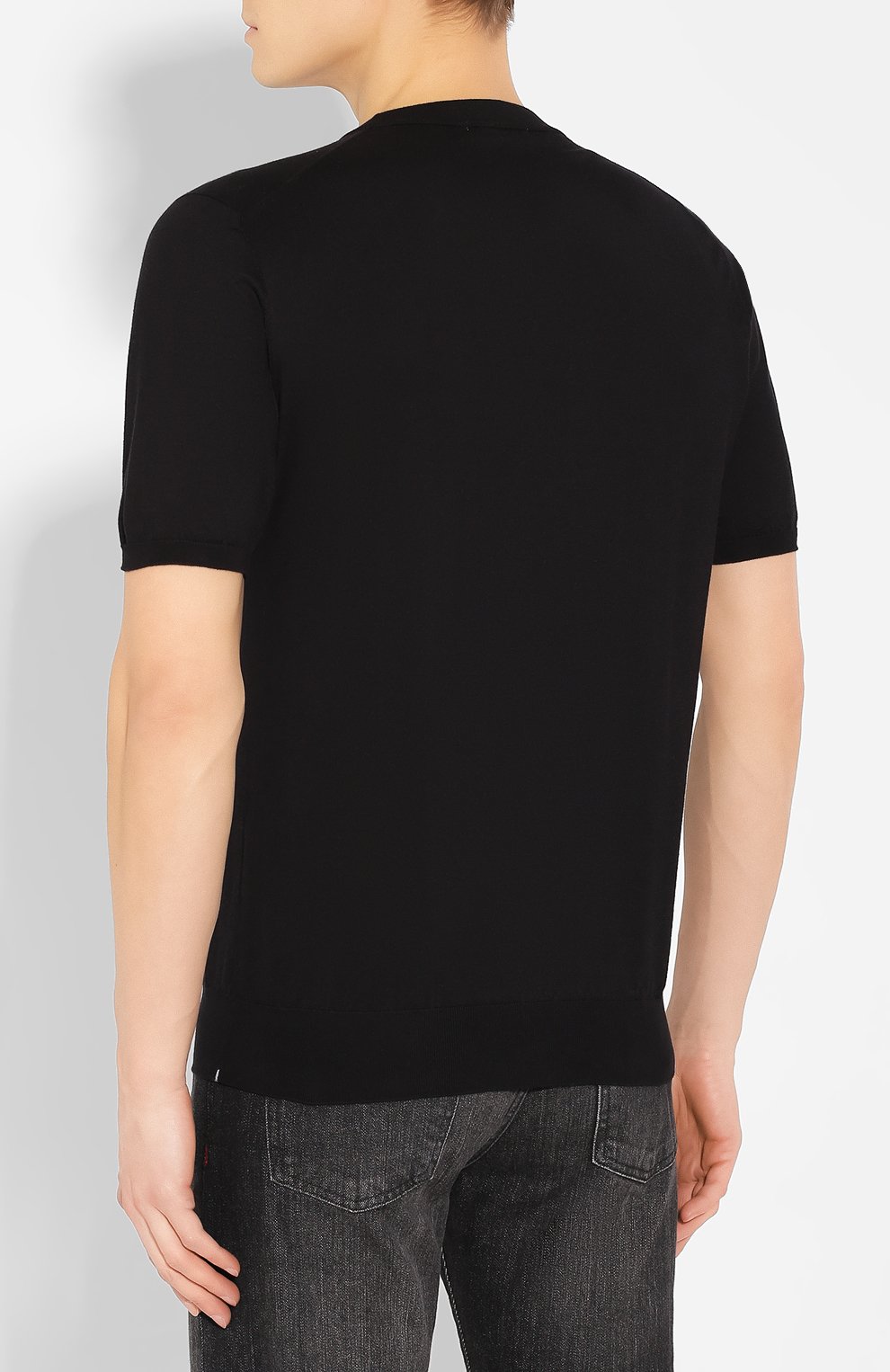 Хлопковый джемпер FIORONI черного цвета по цене 41300 руб., арт. MK20260A2, фото 4 Хлопковый джемпер FIORONI, арт. MK20260A2, фото 4