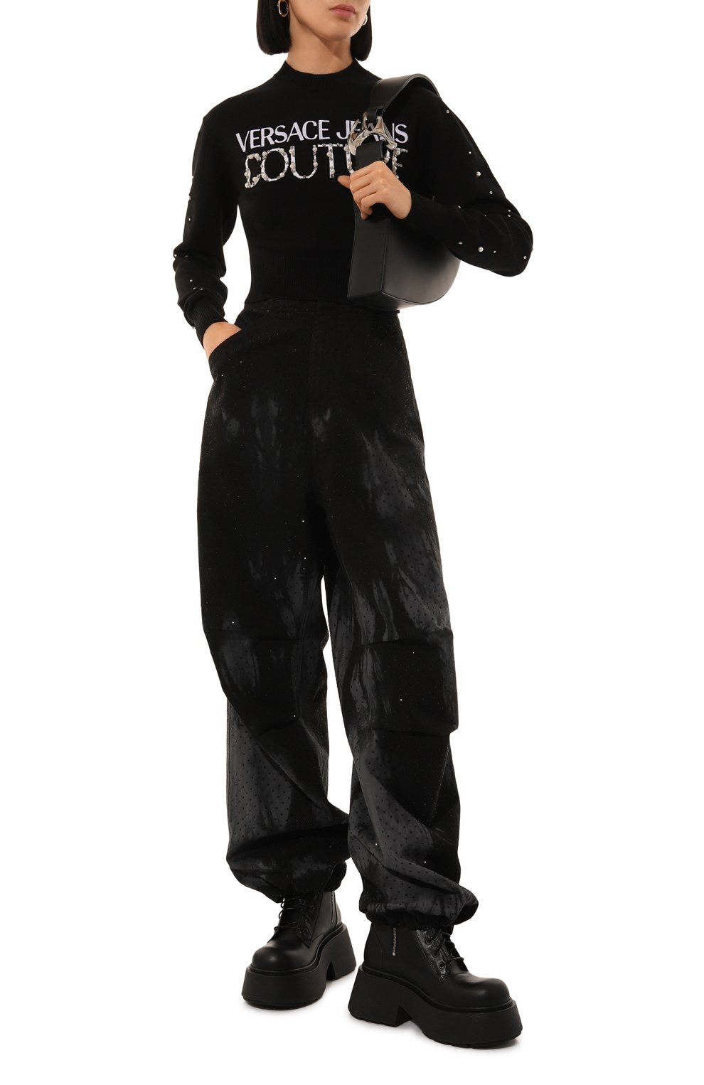 Пуловер из вискозы VERSACE JEANS COUTURE, арт. 77HAFM30/CMN60, фото 2