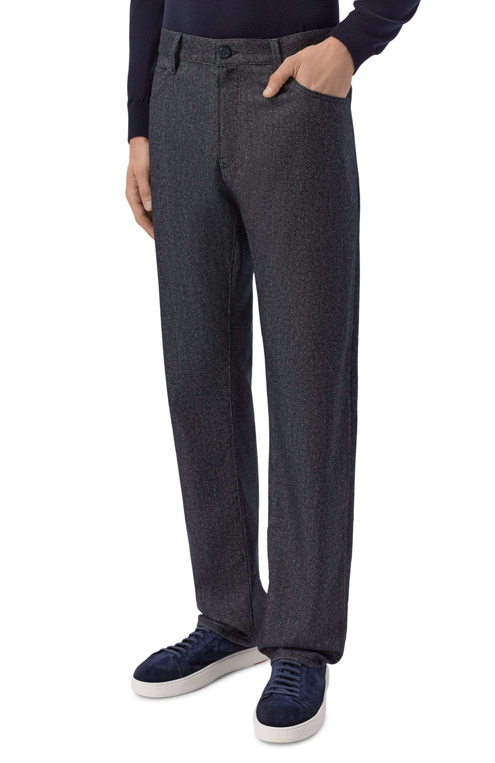 Шерстяные брюки GIORGIO ARMANI, арт. GM000250/AF28728, фото 3