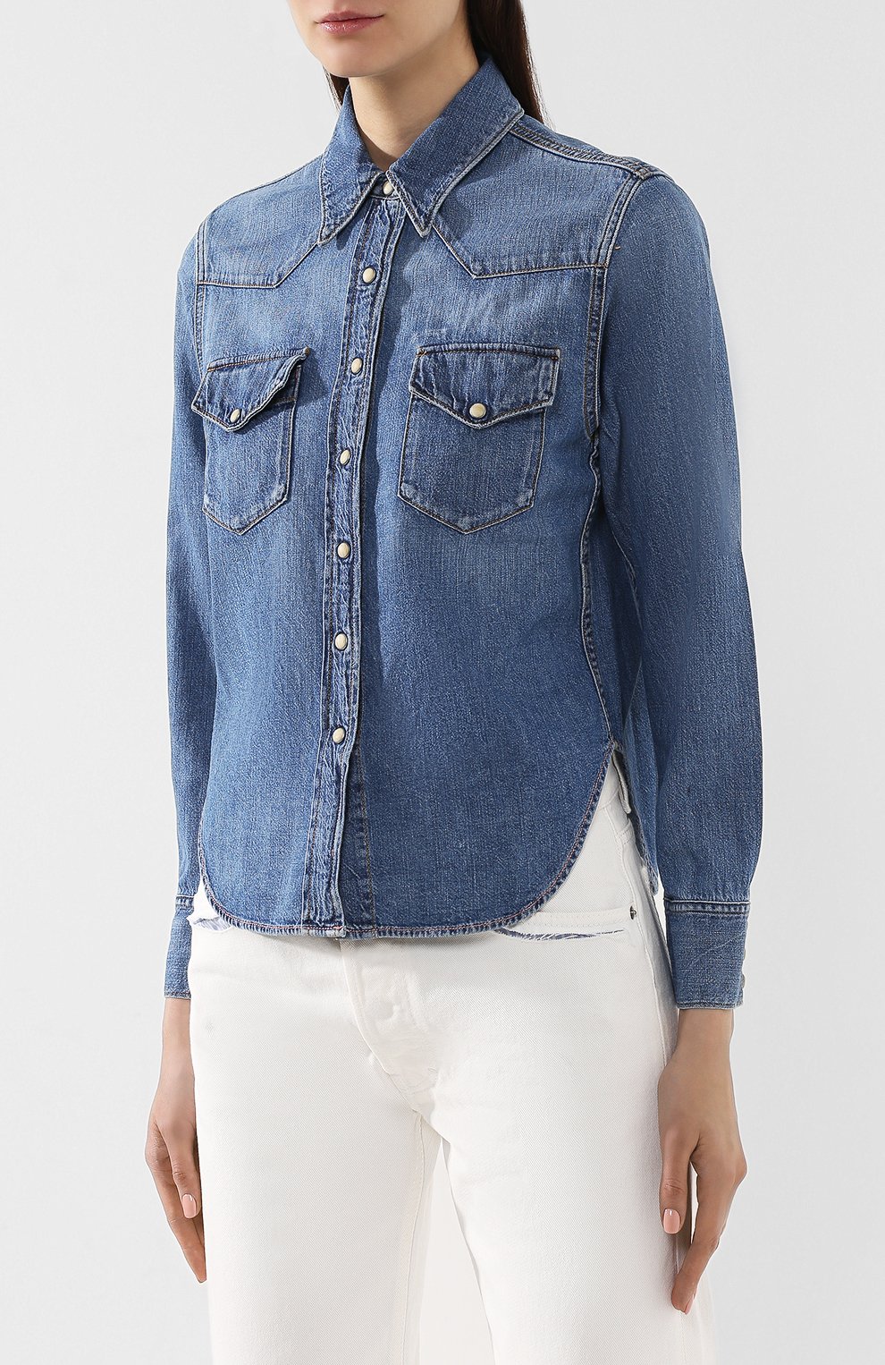 Джинсовая блузка ACNE STUDIOS, арт. AC0058, фото 3