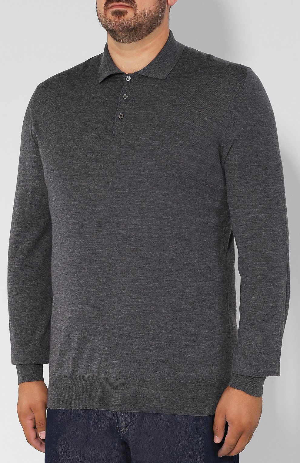 Шерстяное поло с длинными рукавами CANALI, арт. C0017/MK00077/60-64, фото 3