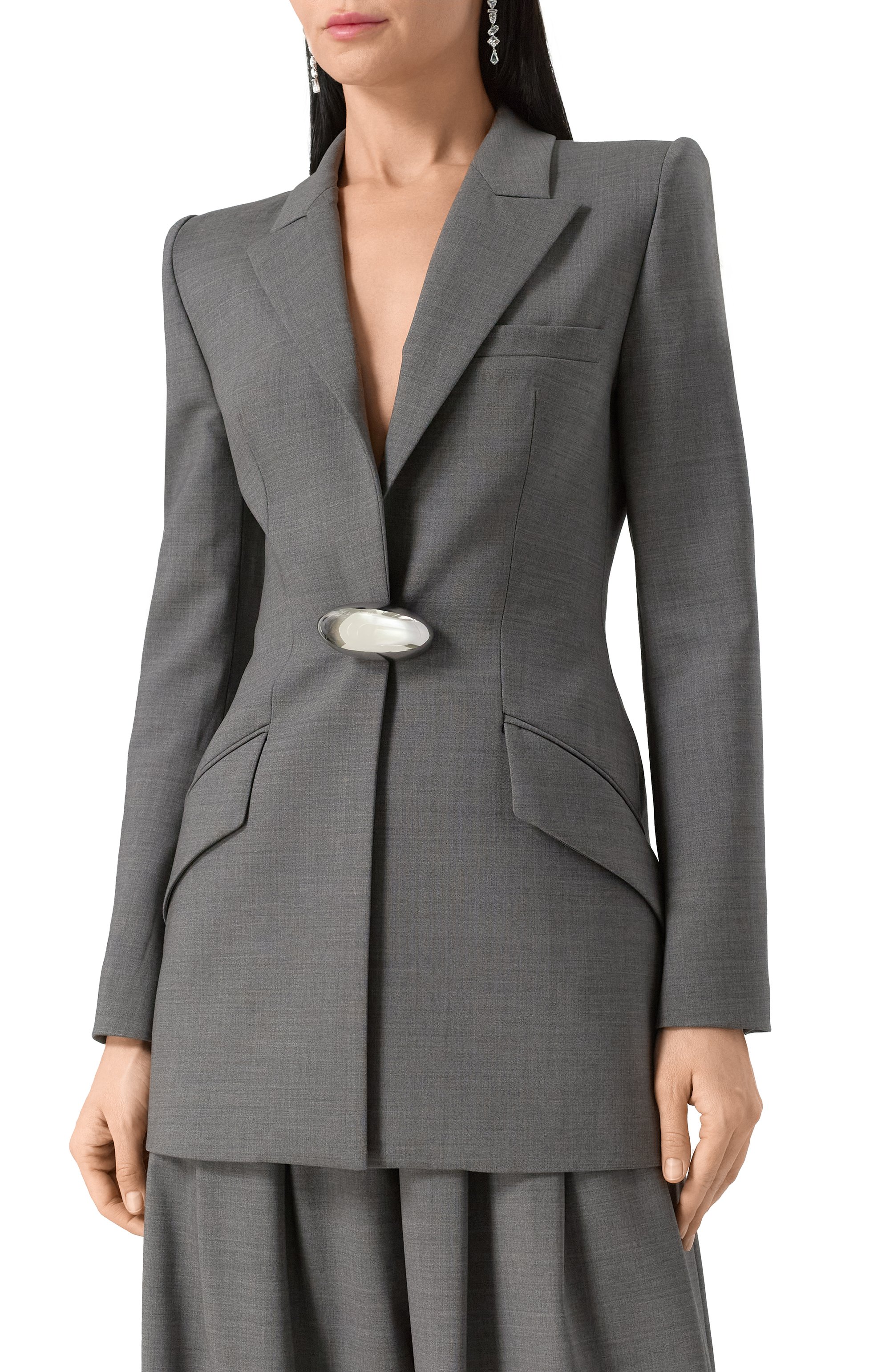 Шерстяной жакет GIUSEPPE DI MORABITO, арт. 03PFJA097X 03229, фото 3